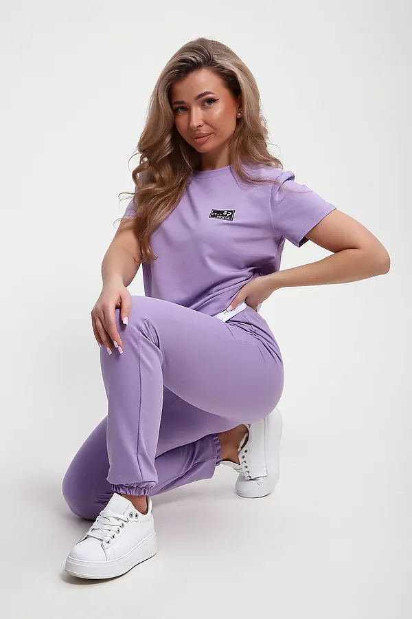 Костюм с брюками 5712 НАТАЛИ, фиалковый - фото 2