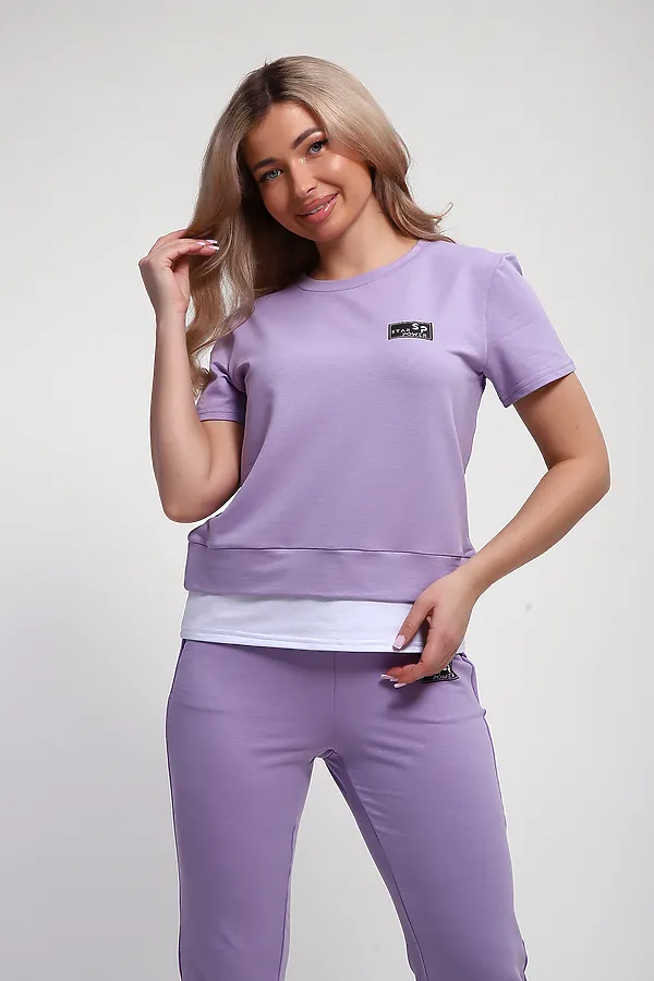 Костюм с брюками 5712 НАТАЛИ, фиалковый - фото 2