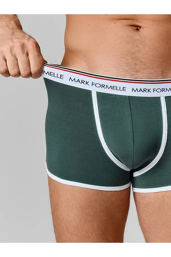Трусы мужские (2шт) MARK FORMELLE, хвойный лес +затмение - фото 2