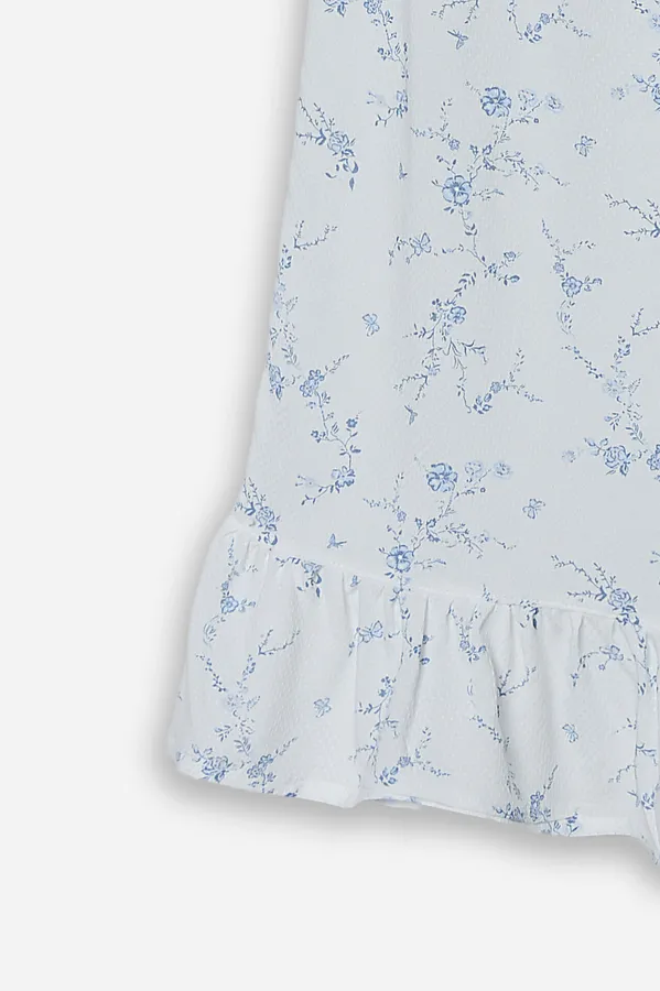 Брюки MARK FORMELLE, цветы на св.молочном - фото 2