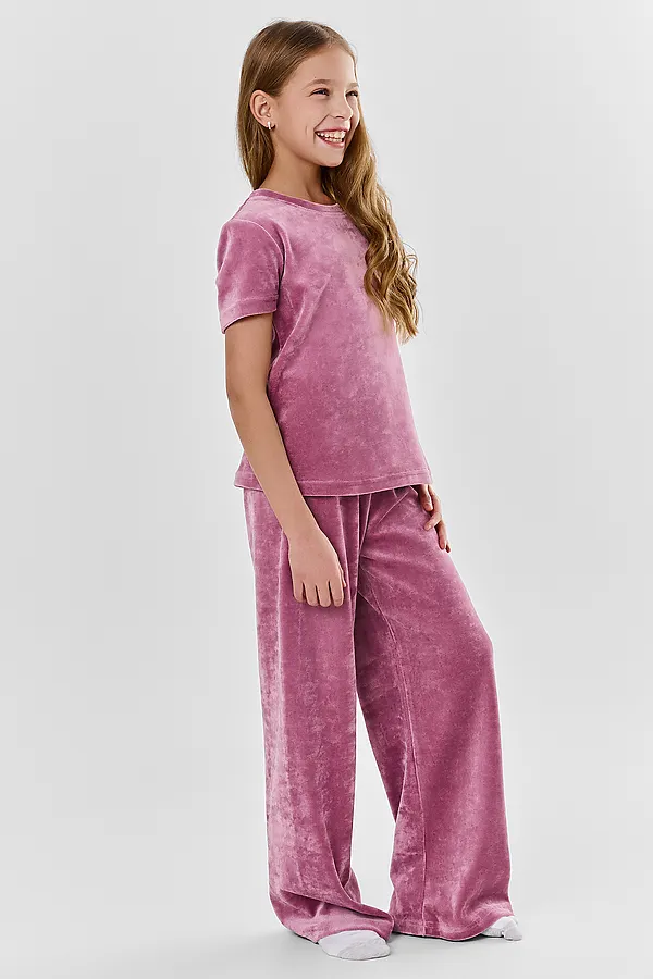 Комплект для девочек (джемпер, брюки) MARK FORMELLE, дымчато -розовый - фото 2