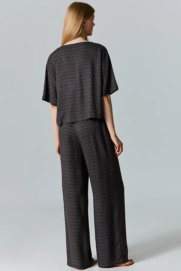 Костюм женский (жакет, брюки) MARK FORMELLE, узоры на т.сером - фото 2