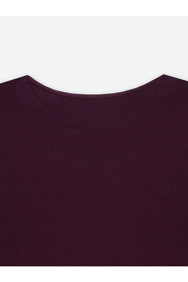 Комплект женский (джемпер, бриджи) MARK FORMELLE, винный +цветы на винном - фото 2