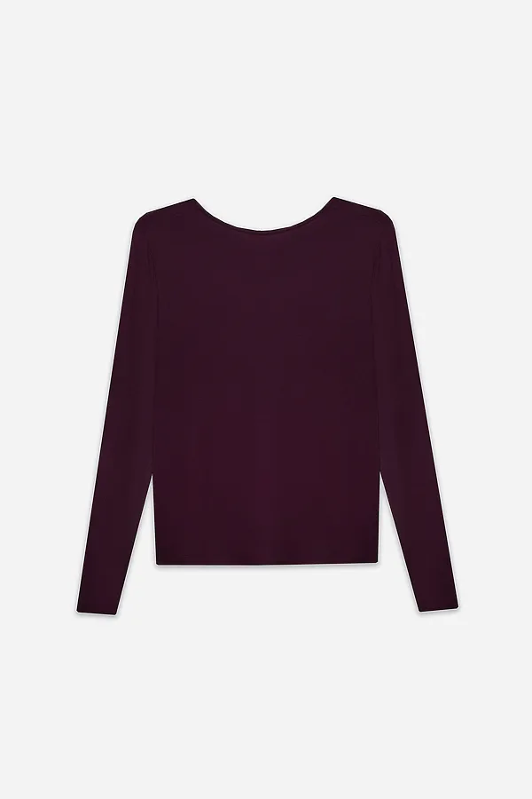 Комплект женский (джемпер, бриджи) MARK FORMELLE, винный +цветы на винном - фото 2