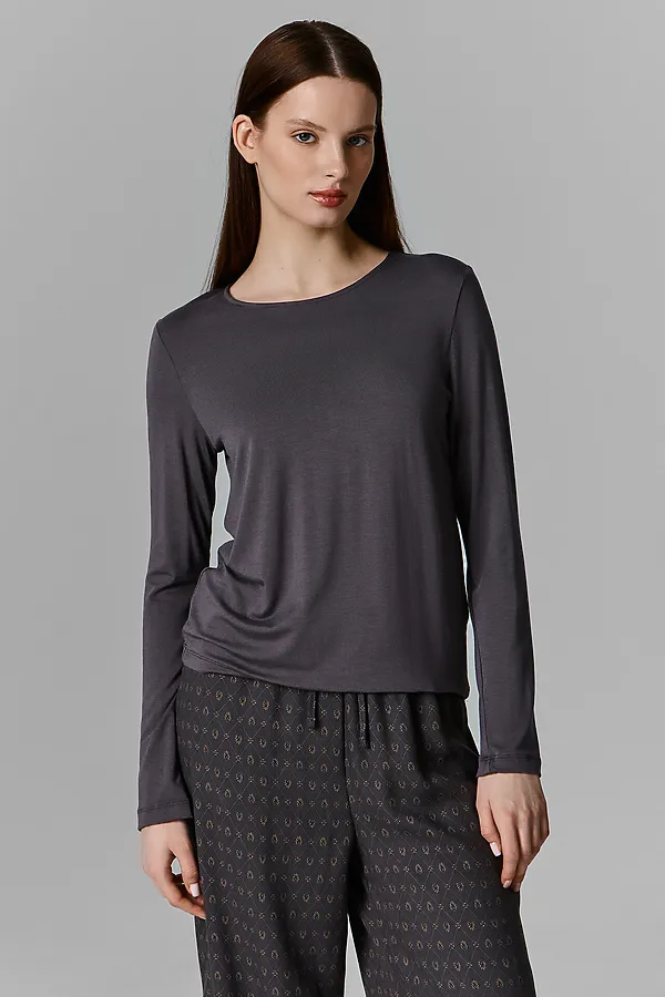 Комплект женский (джемпер, бриджи) MARK FORMELLE, т.серый +узоры на т.сером - фото 2