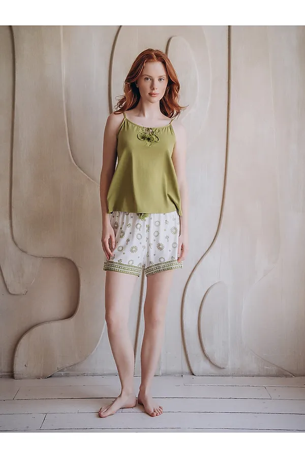 Топ INDEFINI, оливковый - фото 2