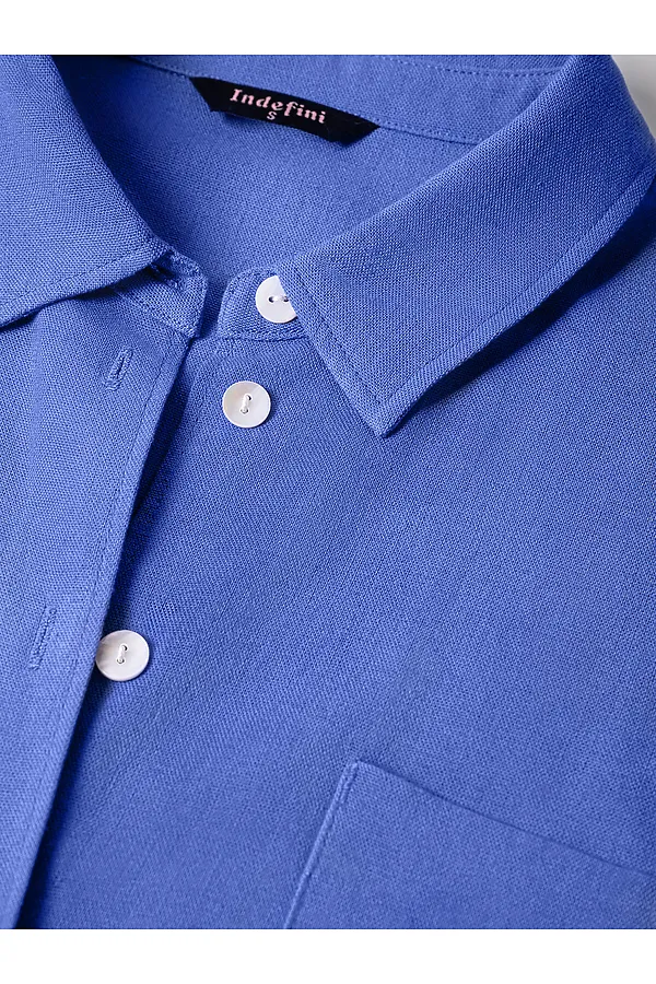 Костюм женский INDEFINI, синий - фото 2