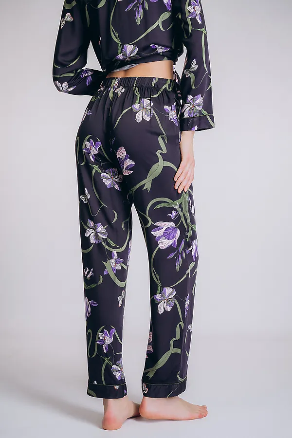 Женская пижама INDEFINI, синий - фото 2