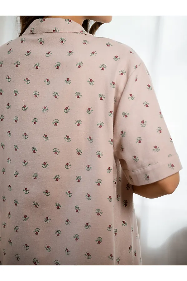 Женская пижама INDEFINI, бежевый - фото 2