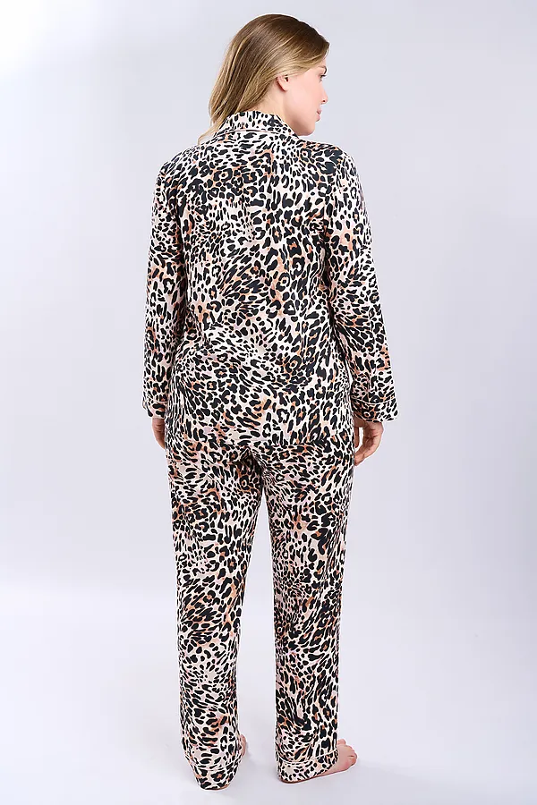 Женская пижама  INDEFINI, бежевый - фото 2
