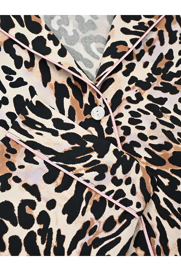 Женская пижама  INDEFINI, бежевый - фото 2