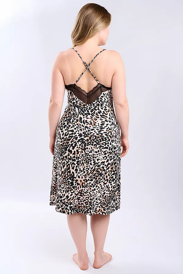 Женская сорочка INDEFINI, бежевый - фото 2