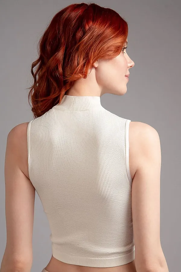 Женская майка INDEFINI, молочный - фото 2