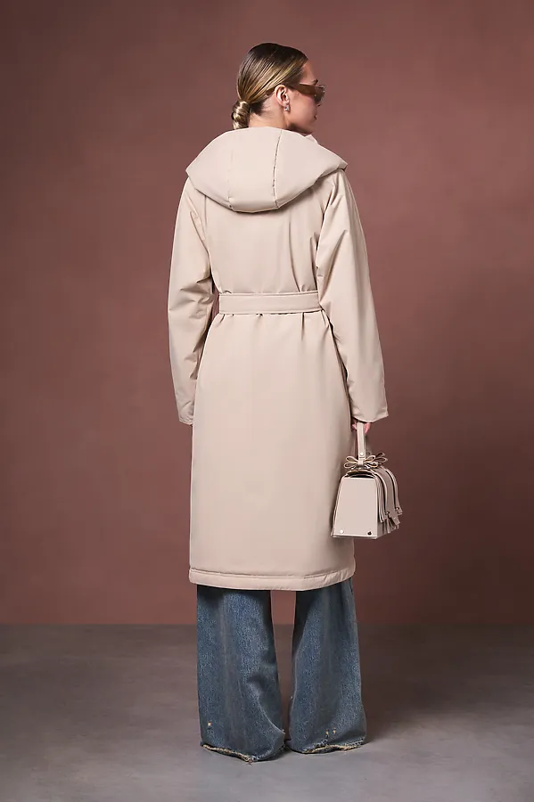 Плащ женский HOOPS, коричневый - фото 2