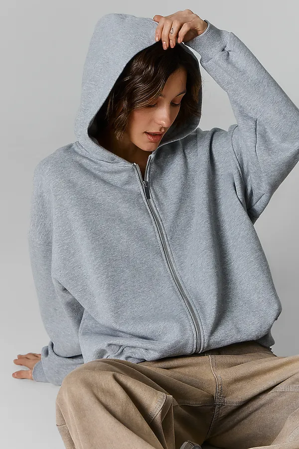 Толстовка женская MARK FORMELLE, серый меланж - фото 2