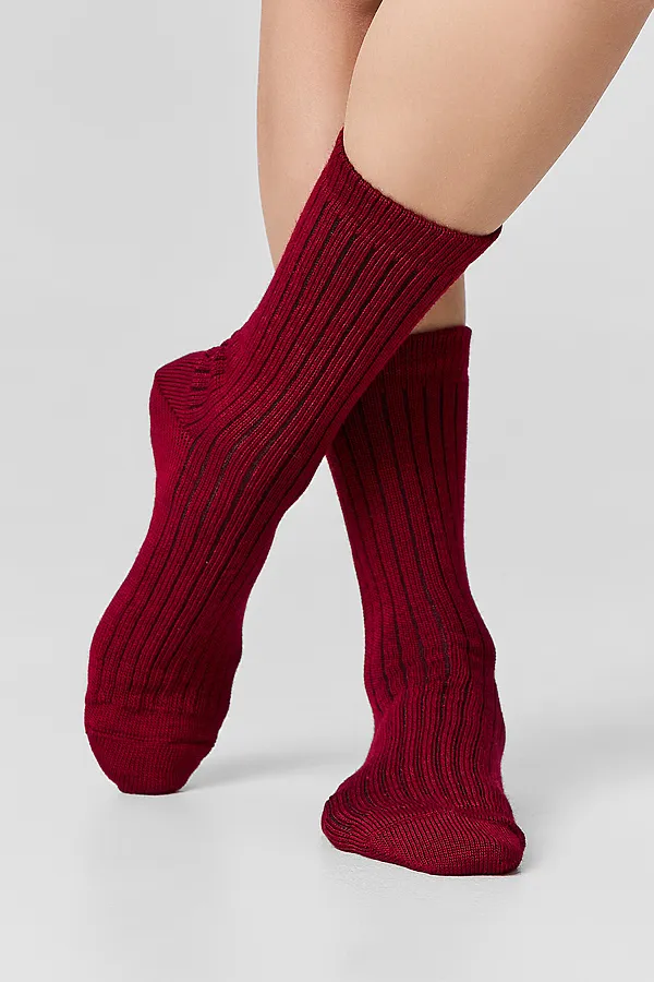Носки женские MARK FORMELLE, вишневый - фото 2