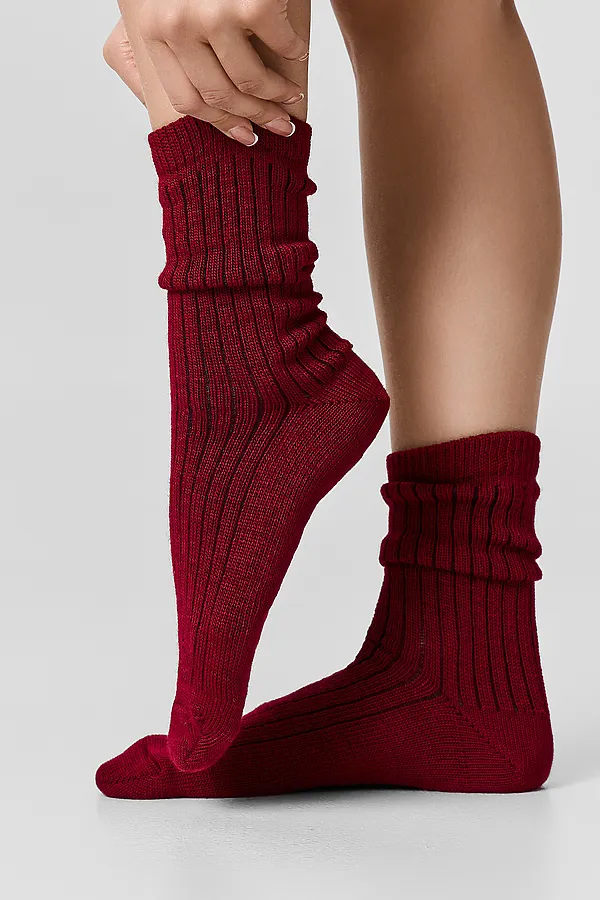 Носки женские MARK FORMELLE, вишневый - фото 2