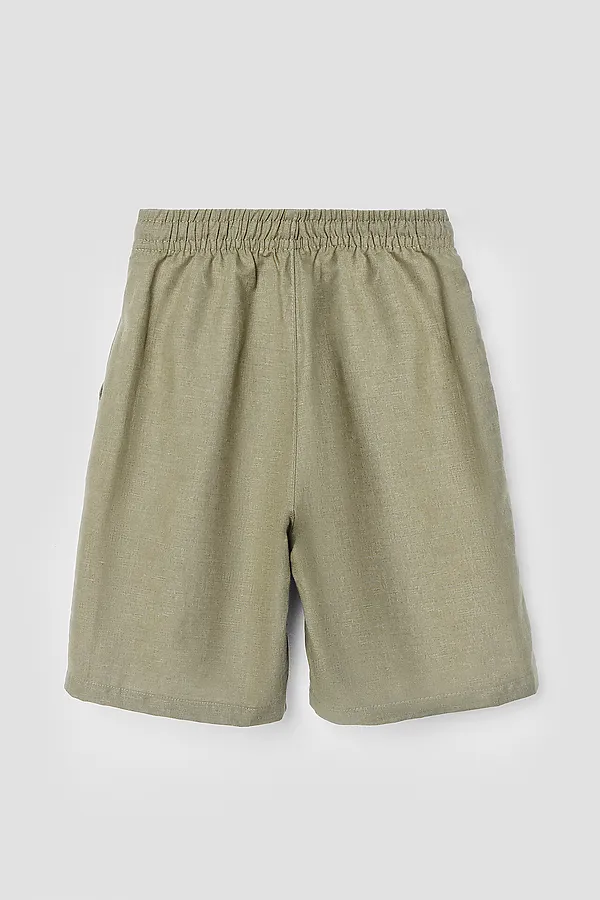 Костюм для мальчиков (жакет, шорты) MARK FORMELLE, болотный - фото 2