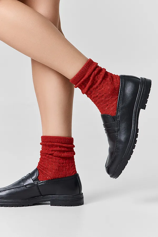 Носки женские MARK FORMELLE, т.красный - фото 2