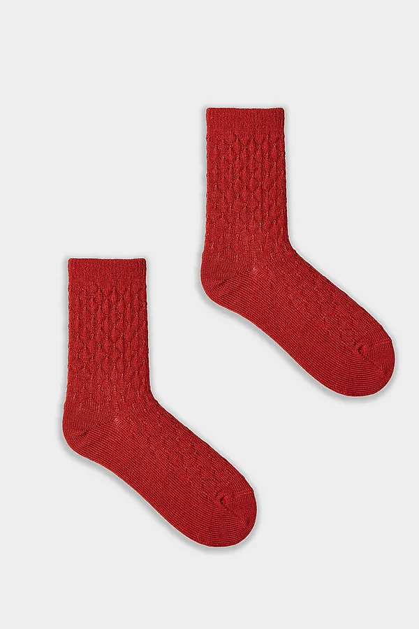 Носки женские MARK FORMELLE, т.красный - фото 2