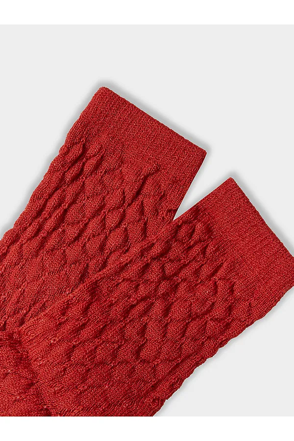 Носки женские MARK FORMELLE, т.красный - фото 2