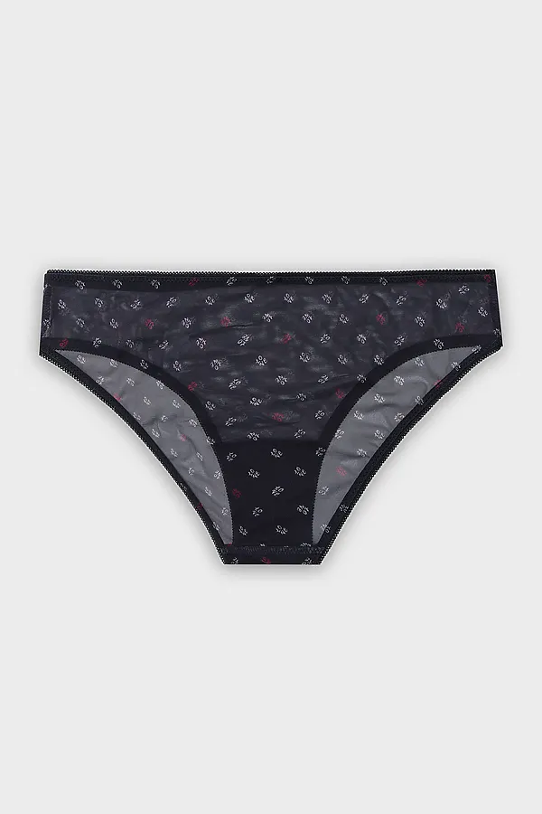 Трусы женские MARK FORMELLE, надписи на черном - фото 2