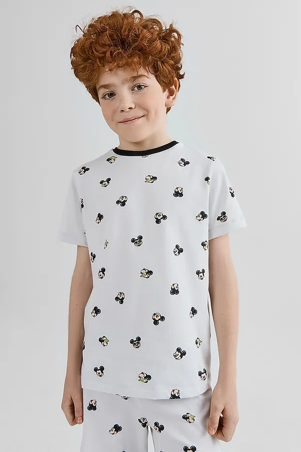 Комплект для мальчиков (футболка, шорты) MARK FORMELLE, мышата на дымке - фото 2