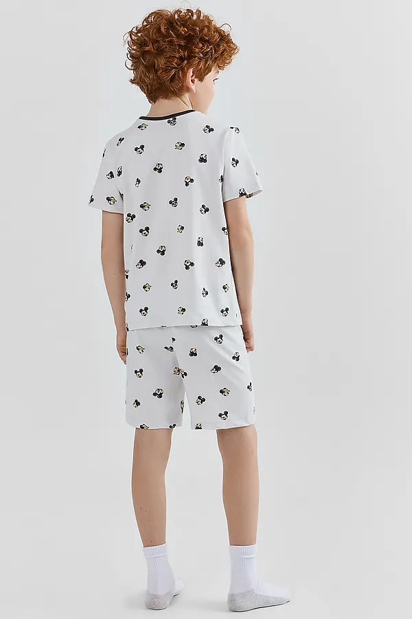 Комплект для мальчиков (футболка, шорты) MARK FORMELLE, мышата на дымке - фото 2