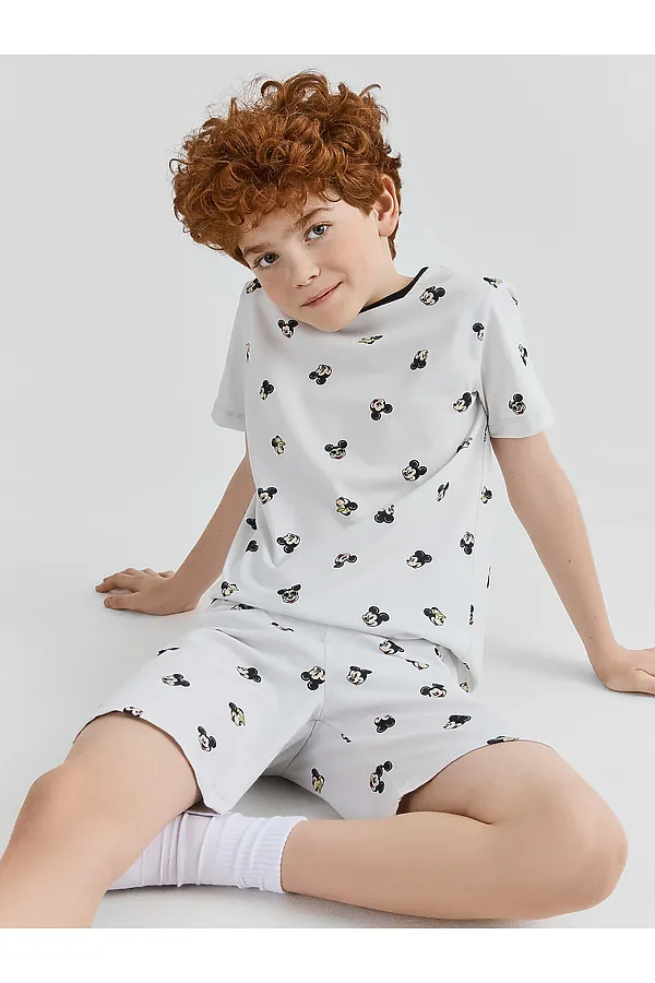 Комплект для мальчиков (футболка, шорты) MARK FORMELLE, мышата на дымке - фото 2