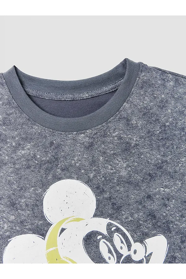 Комплект для мальчиков (джемпер, шорты) MARK FORMELLE, потертости на графите - фото 2