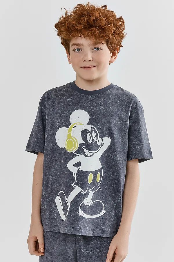 Комплект для мальчиков (джемпер, шорты) MARK FORMELLE, потертости на графите - фото 2