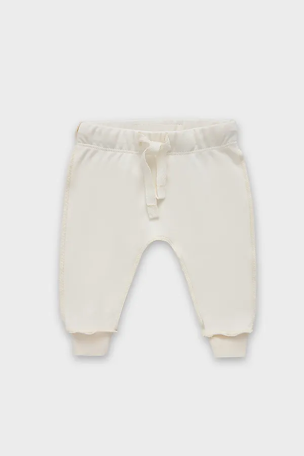 Ползунки детские (3шт.) MARK FORMELLE, молочный +серо-коричневый +бежевый +печать - фото 2