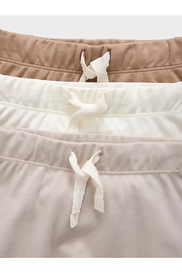 Ползунки детские (3шт.) MARK FORMELLE, молочный +серо-коричневый +бежевый +печать - фото 2