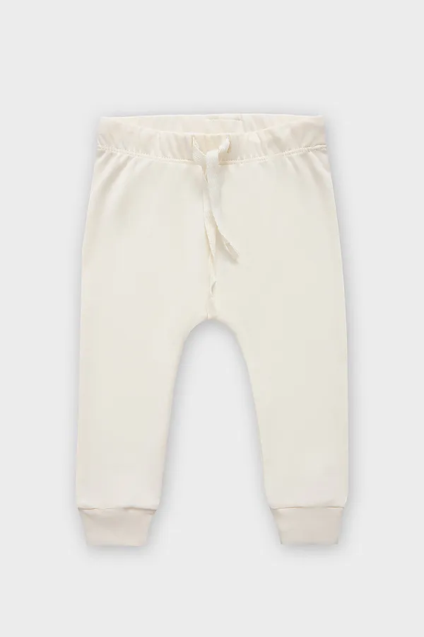 Ползунки детские (3шт.) MARK FORMELLE, молочный +серо-коричневый +бежевый +печать - фото 2