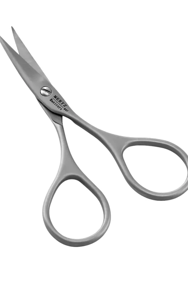 Mertz Ножницы маникюрные ногтевые 647, изогнутые KRISTALLER, - - фото 2