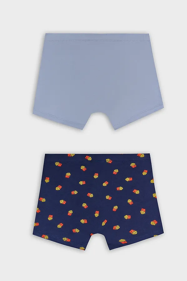 Трусы мужские (2шт) MARK FORMELLE, сизый +картошка на затмении - фото 2