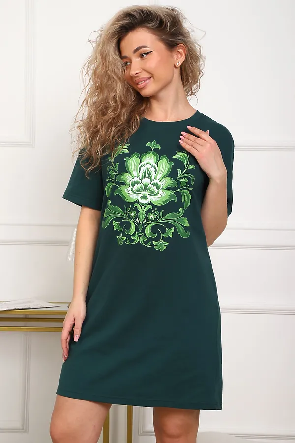 Туника 29534 НАТАЛИ, изумрудный - фото 2