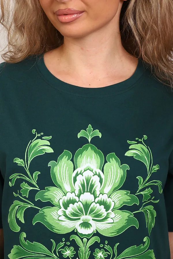 Туника 29534 НАТАЛИ, изумрудный - фото 2