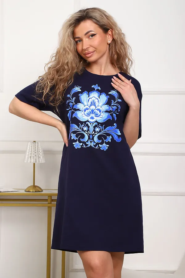 Туника 29534 НАТАЛИ, темно-синий - фото 2