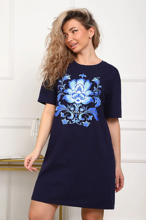 Туника 29534 НАТАЛИ, темно-синий - фото 2