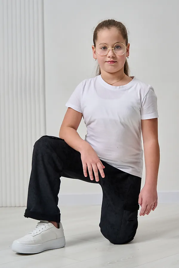 Детские брюки 67195 НАТАЛИ, черный винтаж - фото 2