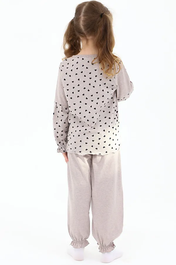 Пижама с брюками 33067 НАТАЛИ, серый меланж - фото 2