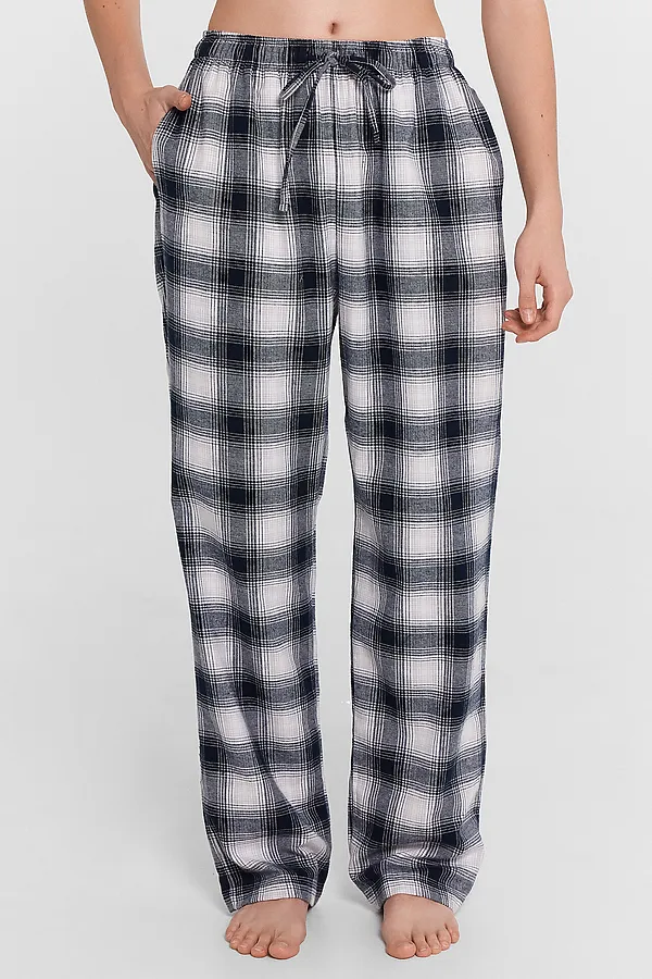 Брюки домашние мужские MARK FORMELLE, черная клетка - фото 2