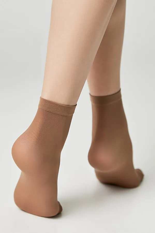 CONTE TULLE (2 пары) Носки женские CONTE ELEGANT, бронза - фото 2
