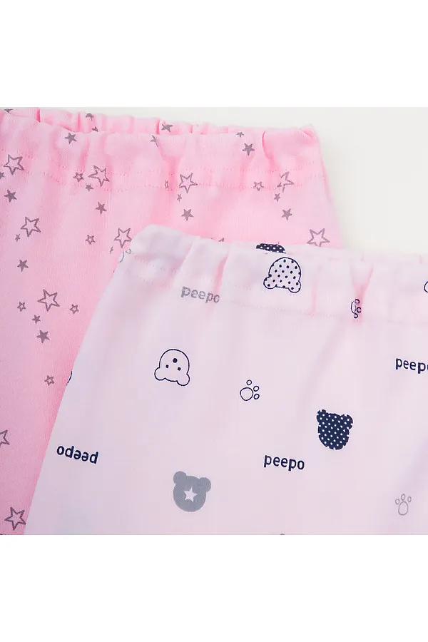 Ползунки 2 шт YOULALA, розовый - фото 2