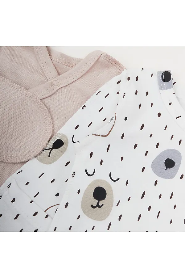 Распашонка 2 шт YOULALA, бежевый - фото 2