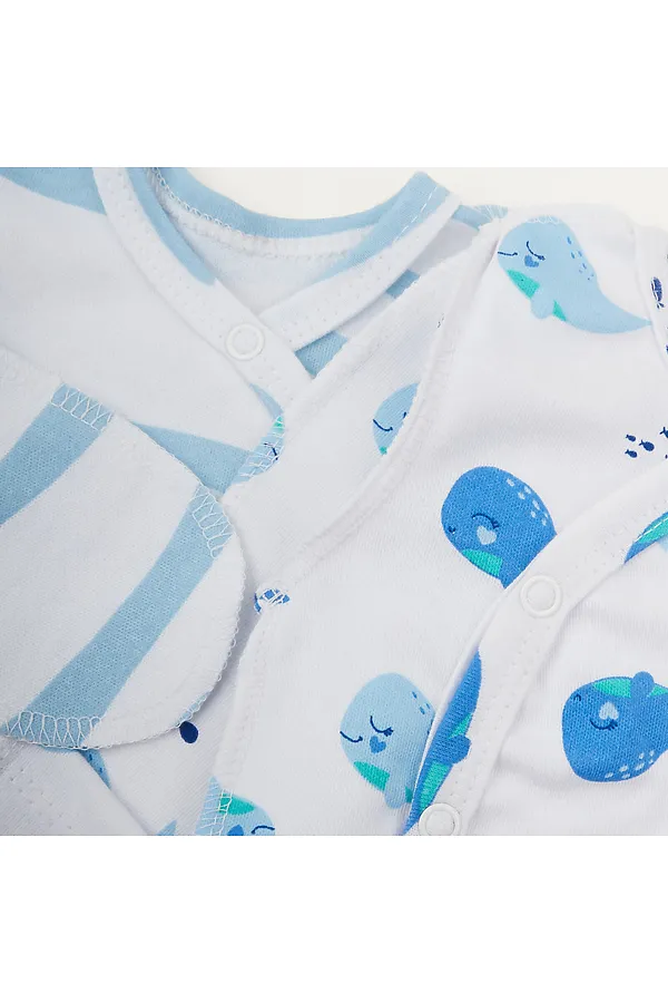 Распашонка 2 шт YOULALA, голубой - фото 2