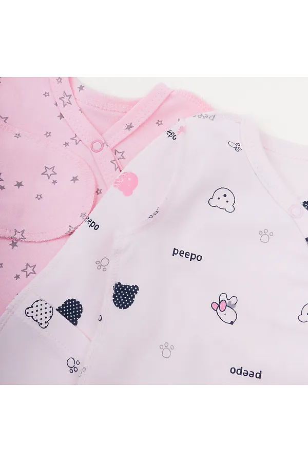 Распашонка 2 шт YOULALA, розовый - фото 2