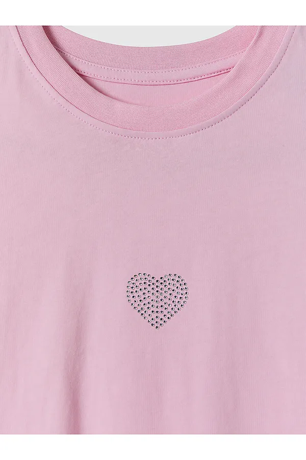 Футболка женская MARK FORMELLE, розовое сияние +печать - фото 2