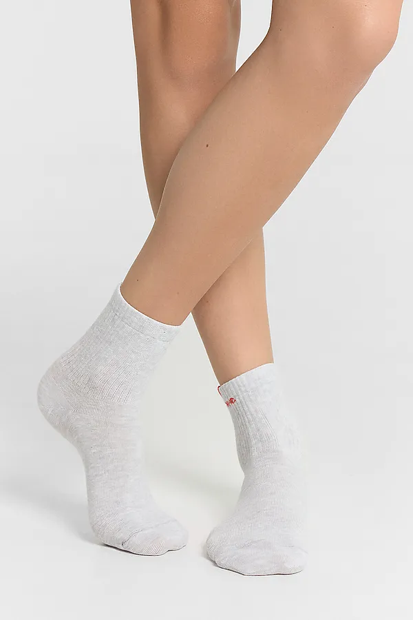 Носки женские MARK FORMELLE, св.серый меланж - фото 2
